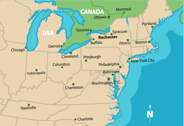 NY map